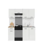 Modular kitchen JUNONA LINE 170 BBL BRW chalk gloss order